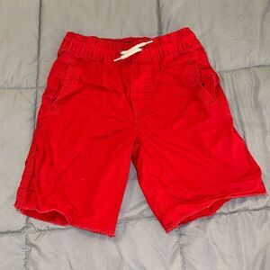 Boys size 6 Oshkosh red shorts